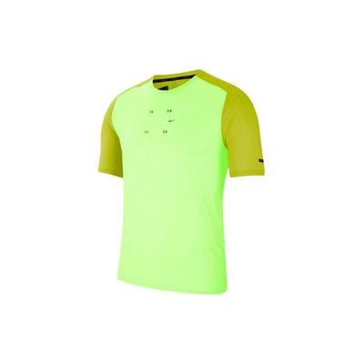 T-shirt a Maniche Corte da Corsa Tech Pack Uomo Top Giallo CJ5732-308