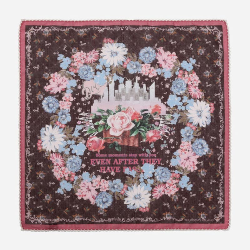 

Thursday Island Flower Wreath Bandana_T256MHC140W BR2