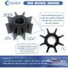 362873220 Water Pump Impeller Kit for Nissan Tohatsu 9.9-20 HP | Fits Nissan Tohatsu Evinrude Johnson 9.9 15 18 20 HP 2/4 Stroke Outboard Engines,