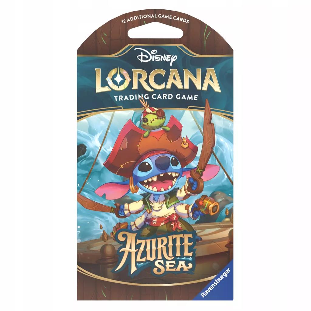 Disney Lorca Card Set: Ch6 Azurite Sea Sleeved Booster Pack (1 Pack)