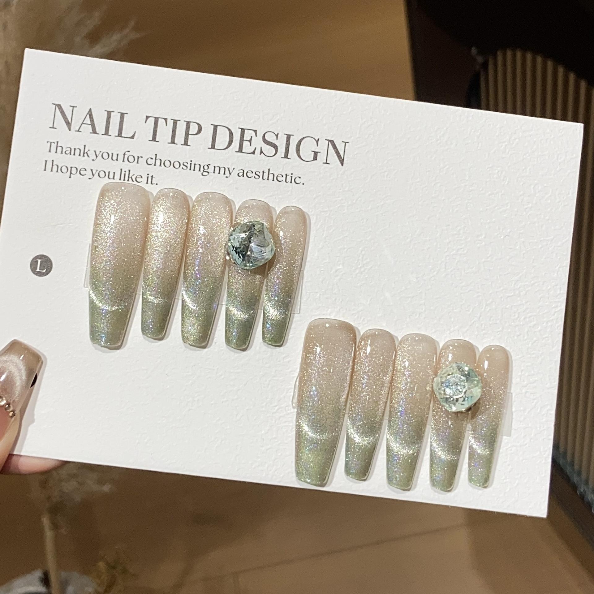 

Простая ручная работа градиент истончение улыбка кошачий глаз качество K9 алмаз Елисейские поля носимая бронепленка L