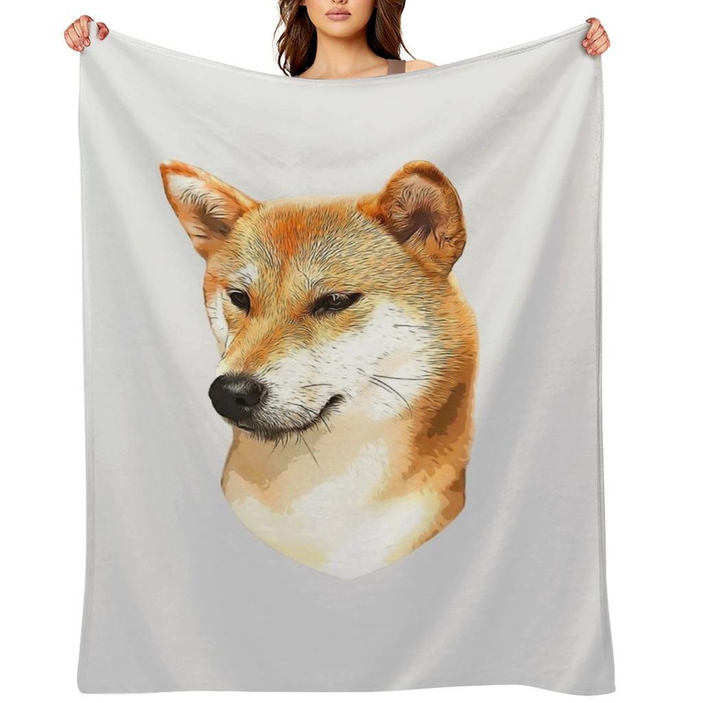 Shiba Inu Stunning Dog! Throw Blanket Retros Extra Large Throw Decorative Designers Blankets