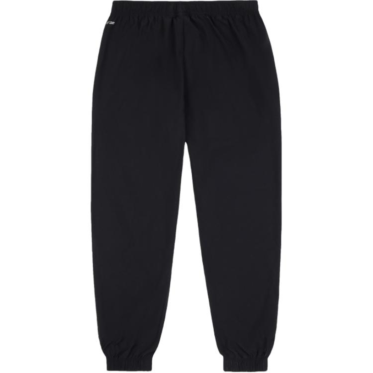 Li-Ning Comfortable Simple Versatile Letter Cuffed Mid Waist Breathable Knitted Sports Pants Men bottoms Black AYKU917-1