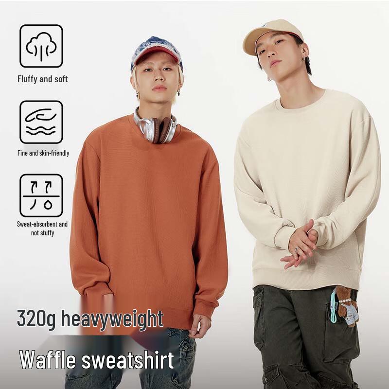 Warrior Men's Waffle Knit Crewneck Sweatshirt