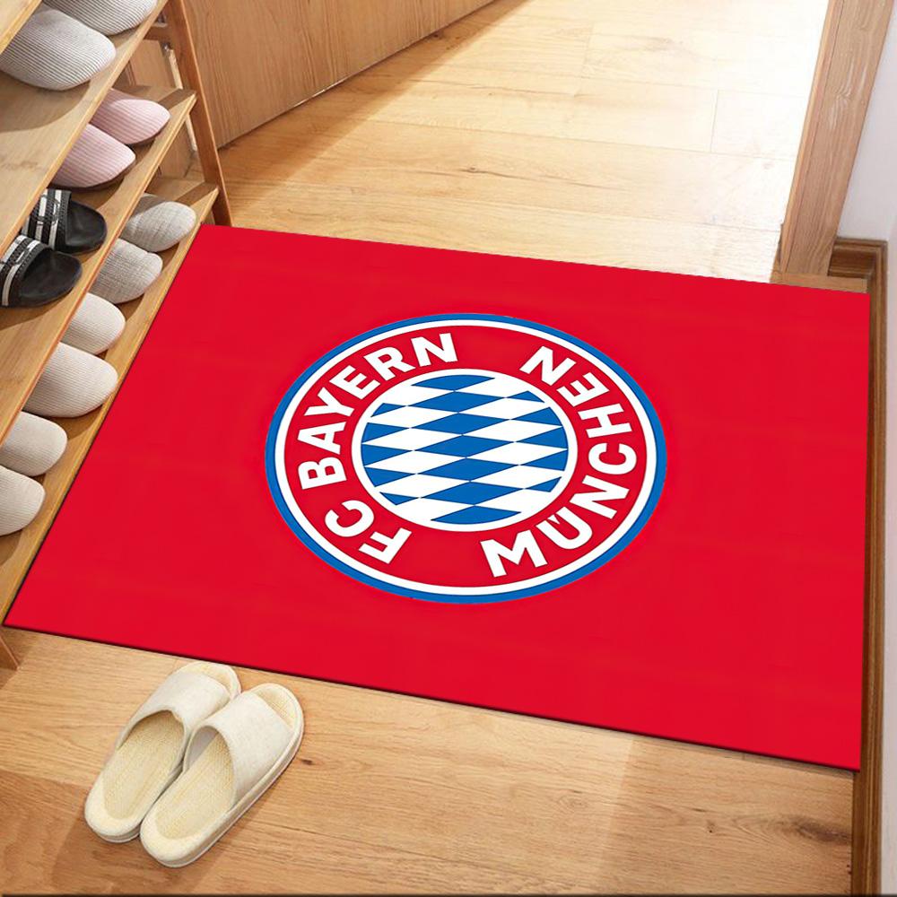 Bayern Munich Floor Rug Office Rug Design for Bedrooms Foyer Outdoor Entryway Anti-slip Rug Anime Office Decor Perfect Birthday/Christmas Gift Idea