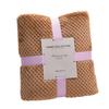 Solid Color Thickened Pineapple Plaid Flannel Blanket for Office and Air Conditioning Use