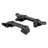 RC Bumper Mount Aluminum Alloy Front and Rear Bumper Mount Upgrade Parts for Axial SCX6 1 6 RC Crawler Car Black