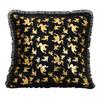 BUYNOW Halloween Mesh Lace Bat Ghost 18x18inch Pillowcase Funny Halloween Party Home Living Room Sofa Saddle Cushion Cover Decor