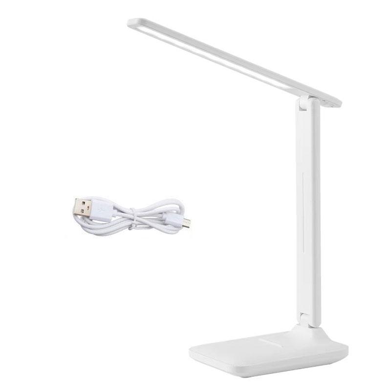 Student Dorm Reading Lamp Decoration LED Eye-Caring Study Desk Lamp Rechargeable Children's Eye Protection Bedroom Bedside Lamp