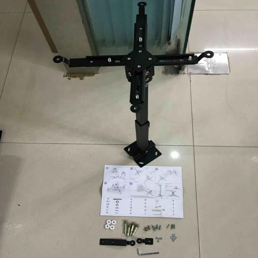 MultiPurpose Projector Bracket for Ceiling and Wall, 43-65cm Extension, Solid 15kg Load Home Theater Accessories