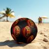Pallone da Calcio AC Milan Taglia 5, Cucito a Macchina in PVC, Resistente e ad Alto Rimbalzo, Adatto a Tutte le Età, Merchandising per tifosi, Partite e Uso all'Aperto.