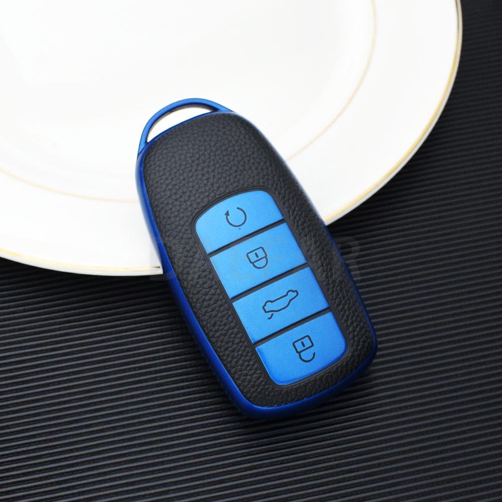 TPU Shell Cover Fob Holder Key Case For Chery Jaecoo J7 7 J8 Omoda 5 C5 Tiggo 8 Arrizo 6 8 Pro Keychain Car Accessories