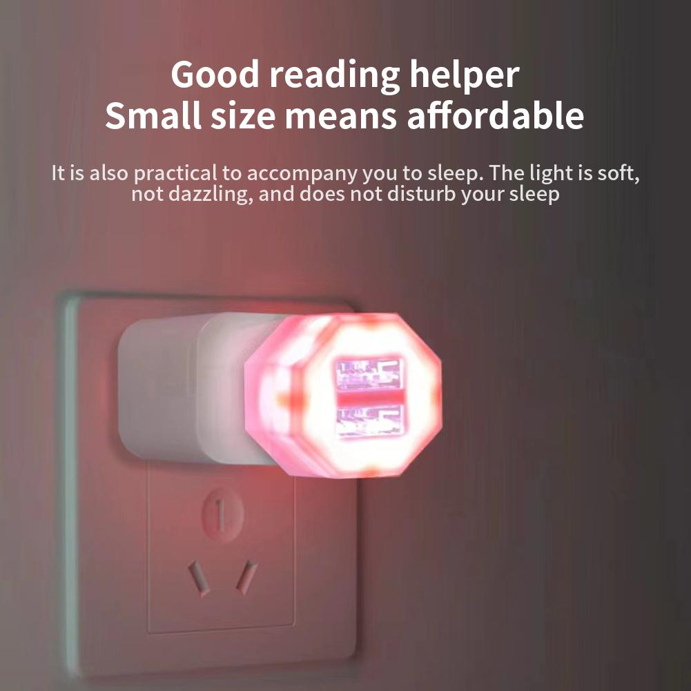 

Мини USB-лампа для защиты глаз, книжный светильник, компьютер, мобильное зарядное устройство, USB, маленький светодиодный ночник розовый