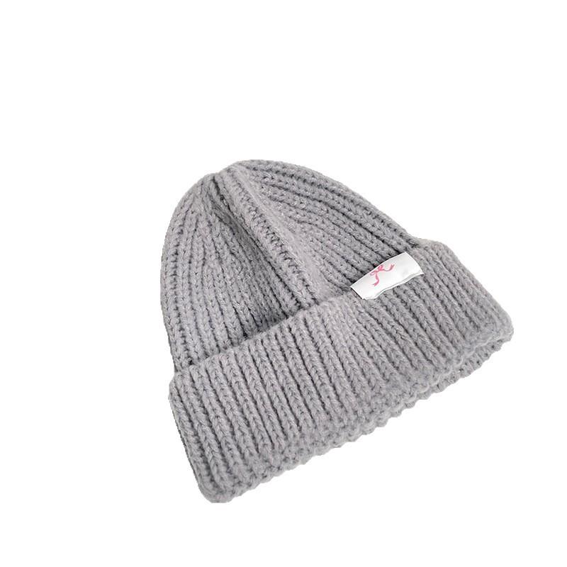 Autumn and Winter New Bow Woolen Hat Versatile Cold Proof Knitted Hat Showing Face Primary School Students Ear Protection Bag Head Hat Pullover Hat