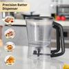 Multi-Purpose 1L Capacity Batter Dispenser with Handle Measuring Cup Batter Funnel Cup Graduated Baking Tools Dessert Making