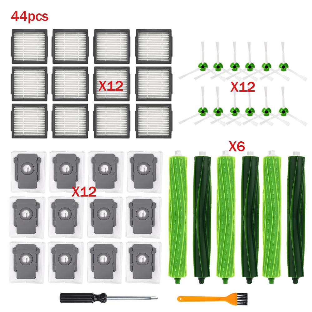 Dust Bag Main Side Brush HEPA Filter Part Compatible For iRobot Roomba E1 E6 E7 i1 i1+ i1 i1+ i6 i6+ i7 i7+ i8 i8+ Robot Vacuum
