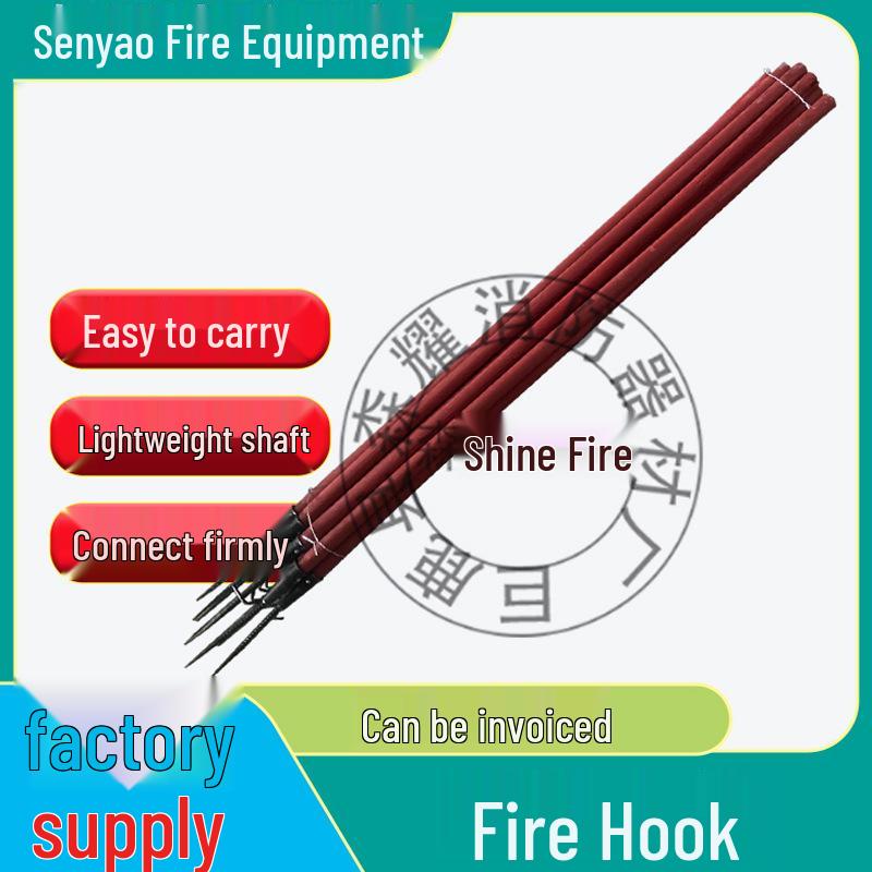 Portable Fire Rescue Hook for Emergency Debris Removal