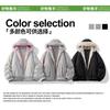Mens Winter Hooded Thickened Fleece-Lined Warm Jacket With Fur Trim Windproof Casual Outerwear