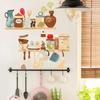 Creative Kitchen Supplies Pattern Wall Sticker Restaurant Kitchen Shelf Decoration Wallpaper Mural Home Decor Removable Stickers