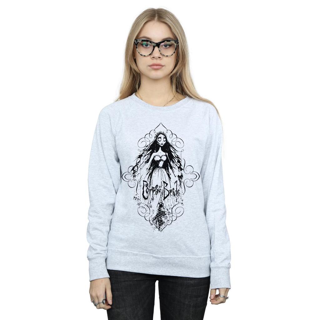 Corpse Bride Damen/Damen Sketched Bride Sweatshirt
