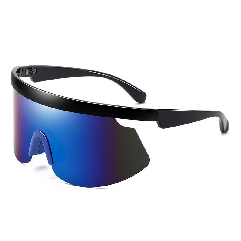 New Cycling Glasses, Unisex, Windproof, UV-resistant, Large Frame, Integrated Sunglasses, Trendy and Stylish