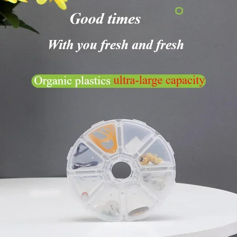 Nail Diamond Box Jewelry Box with Independent Lid, Detachable and Portable Pearl Sequin Storage Box