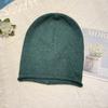Wool Hat Women's Autumn and Winter New Versatile Knitted Warm Ear Protection Internet Celebrities Show Face Small Lazy Pile Hat