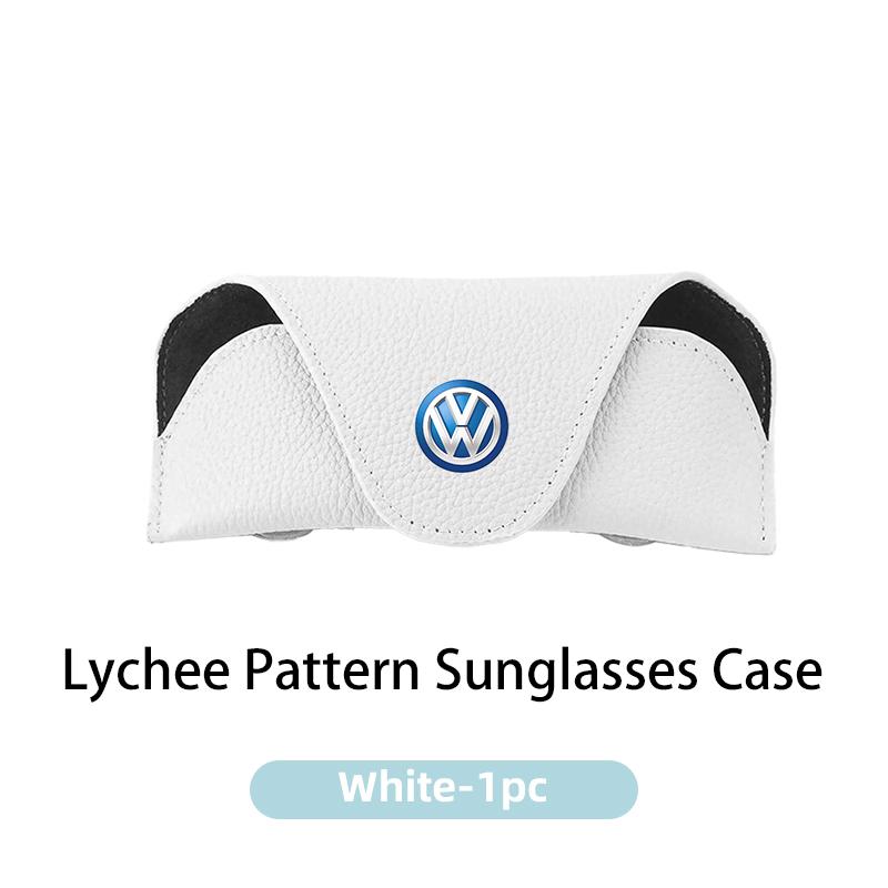 CUP1 Car Interior Sun Visor Glasses Box Sunglasses Storage Clip For Volkswagen VW Golf 4 6 7 GTI Tiguan B6 B7 CC Jetta MK5 MK6 Polo