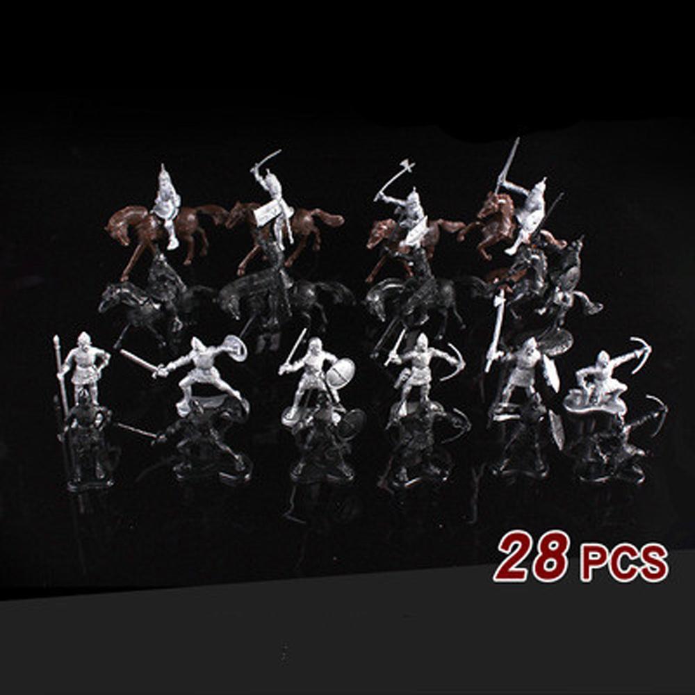 Figures Army Men Sandbox Game Soldier Model Toy Soldier Toy Knights Figure Models Medieval Knights