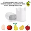 French Fry Cutter Natural Cut Vegetable Sheet Slicer Vegetable Potato Tool Food Veggie Dicer Veg Chopper Kitchen Gadgets Durable