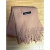 Used Cashmere Large Plain Scarf Muffler