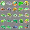 50 Chameleon Doodle Personality Cartoon Animal Children's Decoration Mobile Phone Case Water Cup Suitcase Sticker Waterproof
