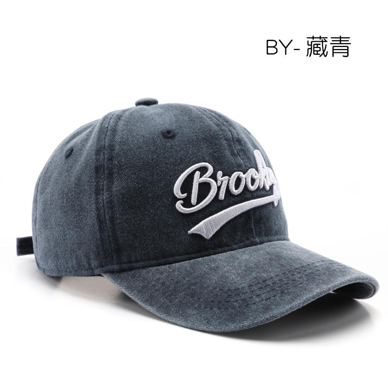 Hat Fashion Personality Washing Embroidery Baseball Cap Outdoor Sports Travel Sunscreen Cap