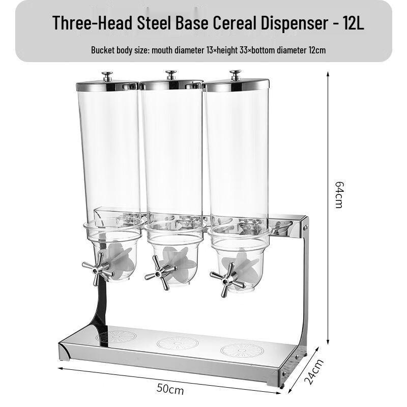 Dual Cereal & Dry Food Dispenser