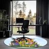 The Gruffalo Printed Round Rug Carpet Chair Rug Area Rug Entryway Doormats,for Office Chair Living Room Bedroom Kitchen Room.