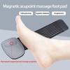 Enhanced Magnetic Foot Pad: Gray Velvet, Adjustable Sports Insole with Yongquan Acupoint Massage