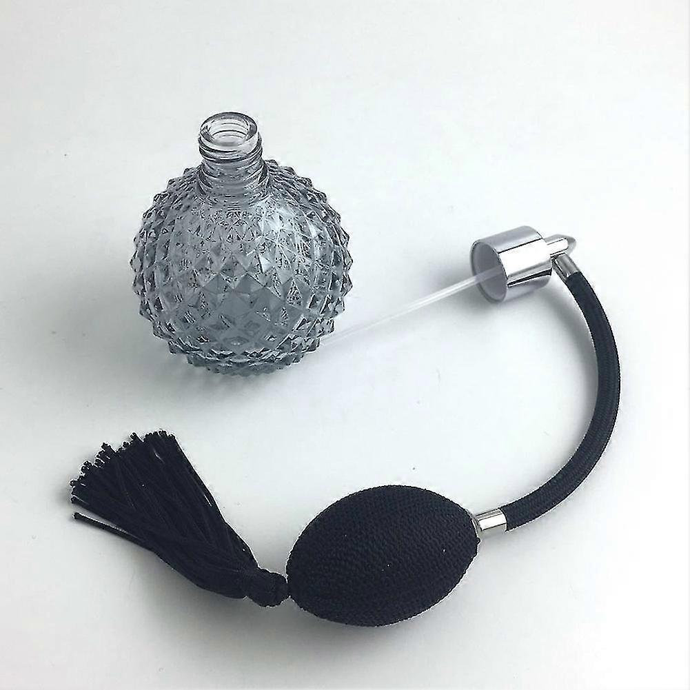 100ml Clear Crystal Perfume Bottle Long Spray Tassels Atomizer Pump Refillable Glass Bottles