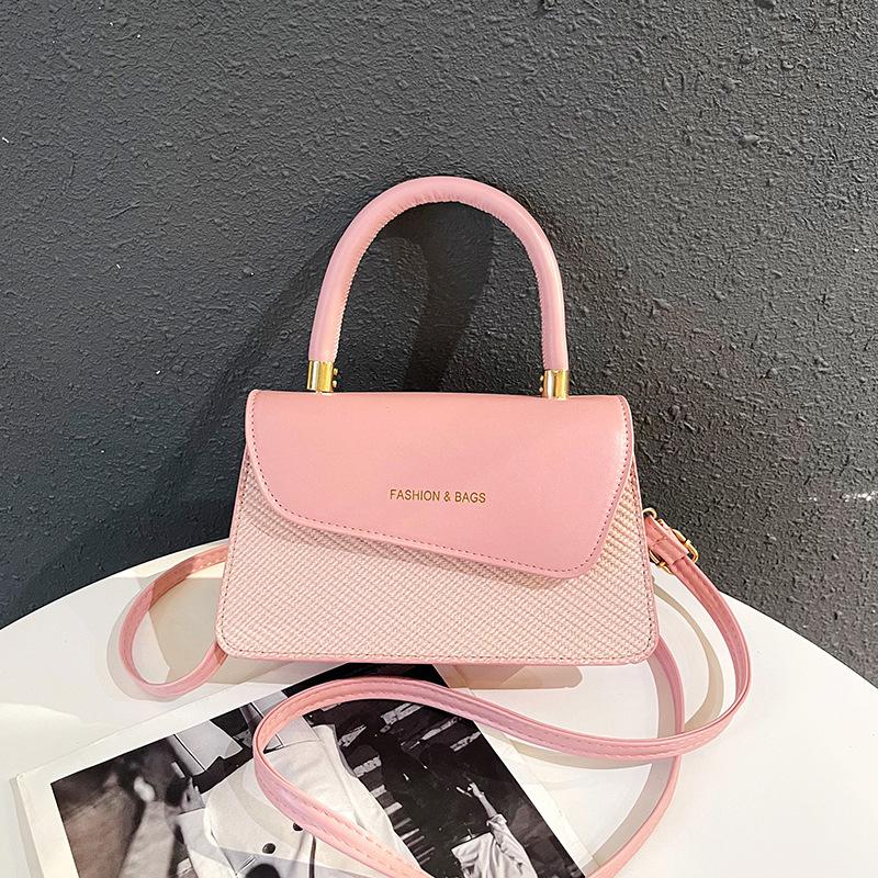 High texture casual fashion versatile handbag women's simple temperament daily commuting shoulder messenger bag