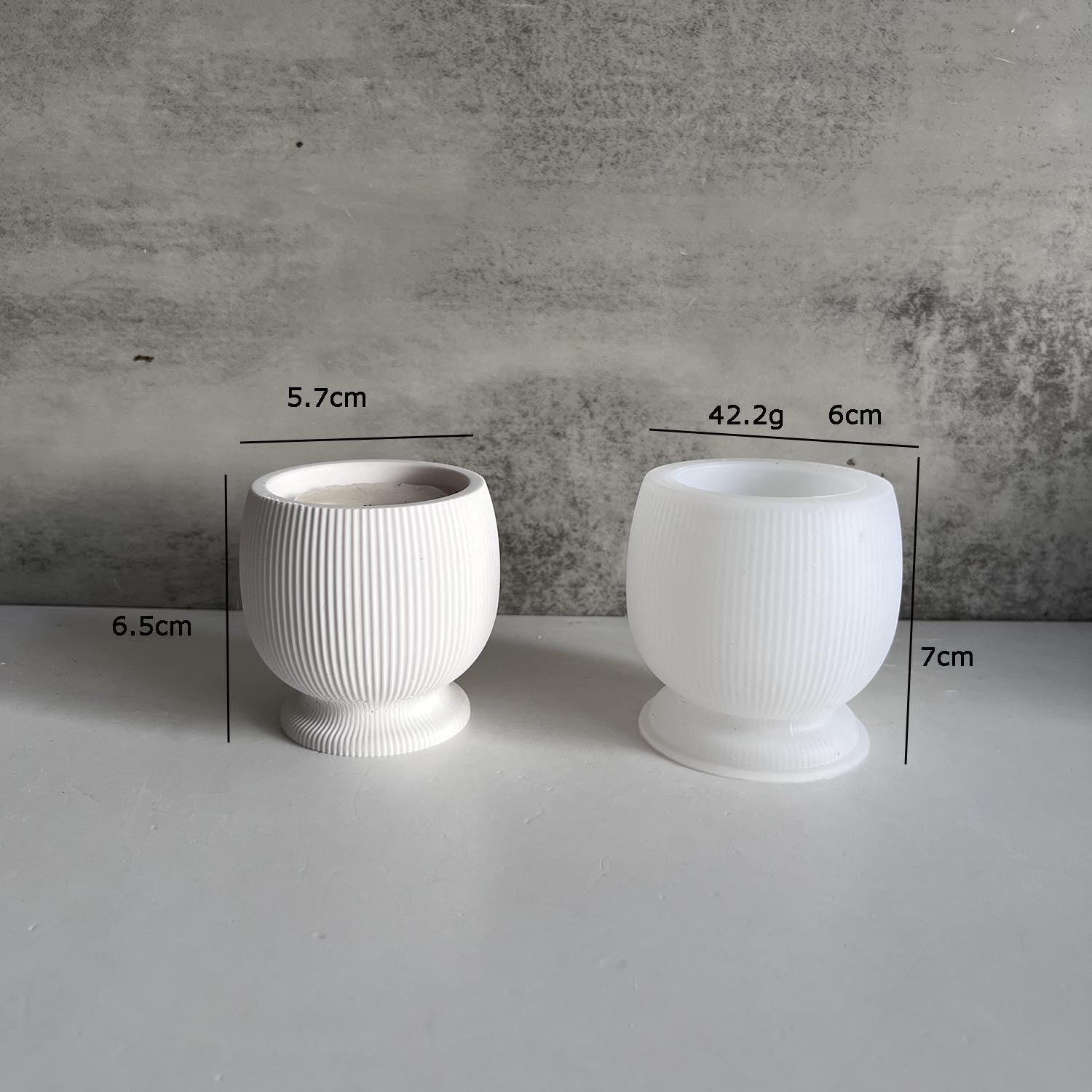 

Глянцевая полосатая силиконовая форма для подсвечника, стакан для вина, банка для свечи, гипсовая форма, формы для подтеков