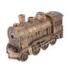 Train Humidifier 300ml Retro Train Shape Aromatherapy Diffuser with Waterless Auto Shut Off for Desk Office Bedroom 100‑240V Bronze UK Plug
