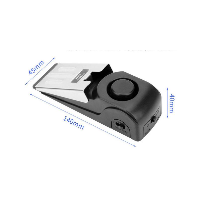 Tragbares Türschloss mit Türstopper-Alarm 2-in-1-Set Ideales Sicherheitswerkzeug für Reisen & Hotelaufenthalte