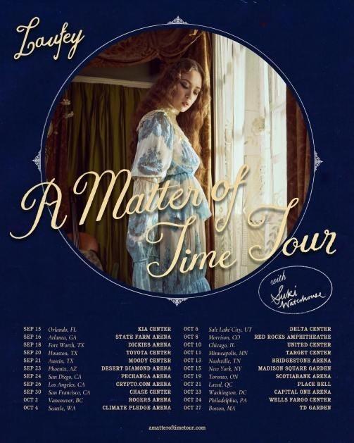 Poster!! Laufey Announces 2026 A Matter Of Time Arena Tour L