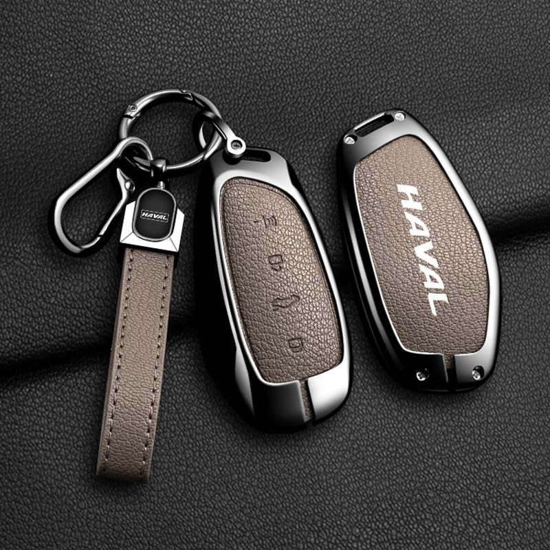 Alloy Car Key Case Cover Shell For HAVAL Hover XY H6 Dargo M6 H9 H6S F7 F7X Jolion X DOG H2 H3 H5 H7 H8 M4 F7H H2S Remote Shell