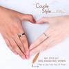Orsa Jewels 100 %Real 925 Sterling Silver Rings For Women Simple  Classic Wedding Ring Fashion Female Wholesale Jewelry Sr74