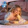 Cute Dragon Night Light Soft Silicone Lamp With 3 Level Warm Light and RGB Changing Nursery Portable Bedside Lamp For Baby