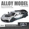 1/18 Benz AMG ONE Super Sports Vehicle Alloy Dieacst Model Car Sound & Light Classic Hobby Collectibles Birthday Gifts