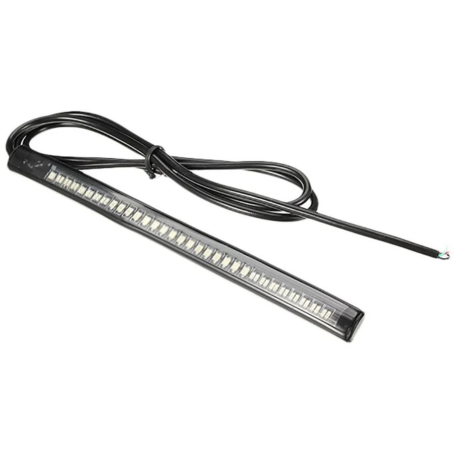 Running Light Flexible Motorcycle 48 LED Strip Rear Tail Brake Stop Turn Signal Lamps High Quality Bike Articles Accessories