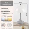 Denmark Style Mushroom Table Lamp: Slim Waist, Dimmable Touch Night Light for Bedroom