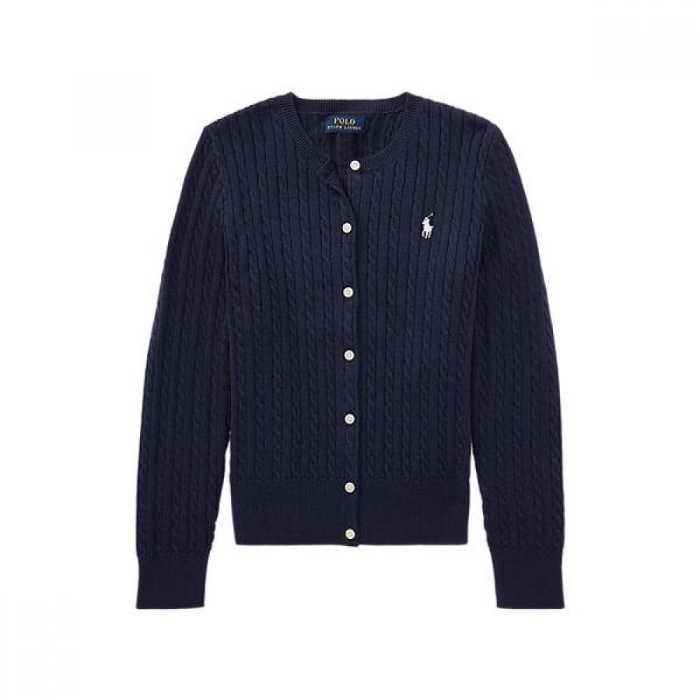 

Polo Kids Girl Mini Cable Cotton Cardigan 7 16 Cwposweg6820064410 S
