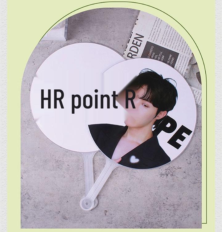 Büyük ve Küçük Kendin Yap Konser Yelpazeleri - Japon/Kore Yıldızı ve Anime Yuvarlak Yelpaze Ürünleri